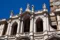 Historical Basilica of Saint Mary Major built on 1743 in Rome Royalty Free Stock Photo