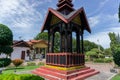 Historical bell at Aceh museum in Banda Aceh Indonesia. ancient big bell tower