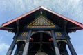 Historical bell at Aceh museum in Banda Aceh Indonesia. ancient big bell tower