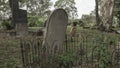 Historical blank headstone Royalty Free Stock Photo