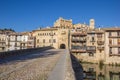 Historical bridge leading to the medieval city of Valderrobres