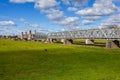 Historical bridge in Tczew, Poland