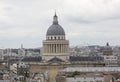 historical building called Pantheon with big Dome  in Paris Fran Royalty Free Stock Photo