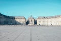 Historical building in the center of Bordeaux, France on a sunny day