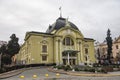 Historical building of Chernivtsi Music and Drama Theater in CHERNIVTSI, UKRAINE. December 2021