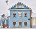 Historical building in complex House of merchant Mullin with outbuilding, Kazan, Russia