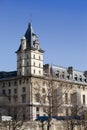 Historical building of Criminal court (Criminal investigation department -Tribunal correctionnel) in Paris, Royalty Free Stock Photo