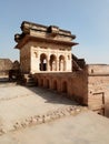 A historical building of fort jhansi uttarpradesh