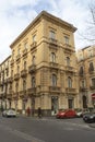 Historical building in historic center of Catania, Sicily. Italy Royalty Free Stock Photo