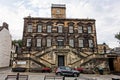 A historical building of Linlithgow Burgh Halls art gallery near the Palace on a High Street