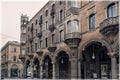 Historical building near piazza Castillo, Turin