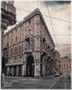 Historical building near piazza Castillo, Turin