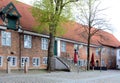 Historical Building in the Old Town of Eckernfoerde, Schleswig - Holstein Royalty Free Stock Photo
