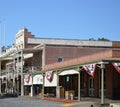 Historical Building in the Old Town of Sacramento, the Capital City of California Royalty Free Stock Photo