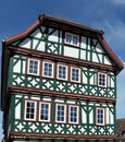 Historical Building in the Old Town of Schmalkalden, Thuringia Royalty Free Stock Photo