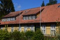 Historical Building in the Park French Garden in the Town Celle, Lower Saxony Royalty Free Stock Photo