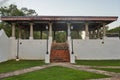 Historical building at the Plaza de Espana in Guam, USA Royalty Free Stock Photo