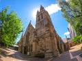 Historical building of St Benedict`s Church at the University of Notre Dame, Sydney campus. Royalty Free Stock Photo