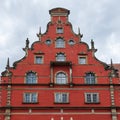 Historical building with tail gable in Wismar