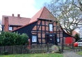 Historical Building in the Village Westen at the River Aller, Lower Saxony