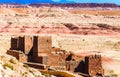 View on historical buildings of Ait ben Haddou in Morocco