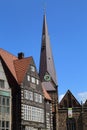 Historical buildings in Bremen, Germany
