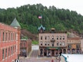 Historical buildings in downtown Deadwood, South Dokota