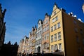 Historical buildings in Gdansk Royalty Free Stock Photo