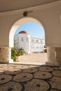 Historical buildings in Kalithea springs Rhodes, Greece