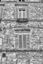 Historical buildings in the old city center of Assisi, Italy Royalty Free Stock Photo