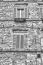 Historical buildings in the old city center of Assisi, Italy Royalty Free Stock Photo