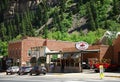 Historical Buildings in the Old Miners Town of Ouray in the San Juan Mountains, Colorado