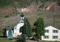 Historical Buildings in the Old Miners Town of Silverton, Coloradao