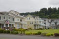 Historical Buildings in the Old Town of Astoria at the Columbia River, Oregon