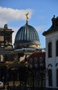 Historical Buildings in the Old Town of Dresden, the Capital City of Saxony