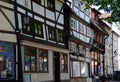 Historical Buildings in the Old Town of Rinteln, Lower Saxony Royalty Free Stock Photo