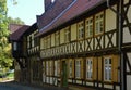 Historical Buildings in the Old Town of Wernigerode, Saxony - Anhalt