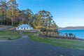 Historical buildings at Port Arthur Historic site in Tasmania, Australia Royalty Free Stock Photo