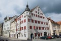 Historical buildings in Regensburg, Germany. Royalty Free Stock Photo