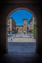 Historical buildings of Salamanca Royalty Free Stock Photo