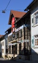 Historical Buildings in Spring in the Old Town of Bad Cannstatt, Stuttgart, Baden - Wuertemberg Royalty Free Stock Photo