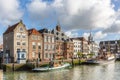 historical buildings on the Stadhuiskade, Maassluis, The Netherlands