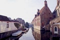 Historical canals in Belgium Brugge