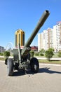 Historical cannon in Astana, Kazakhstan
