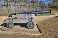 Old cannon n Historic Jamestown Colony