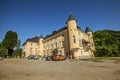 Historical castle in the countryside of Slovenia during the daytime