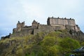 The majestic castle in Edinburgh Scotland