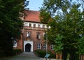 Historical Castle in the Old Town of Winsen at the River Luhe, Lower Saxony Royalty Free Stock Photo