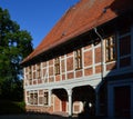 Historical Castle in the Old Town of Winsen at the River Luhe, Lower Saxony Royalty Free Stock Photo