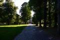 Historical Castle and Park Evenburg in the Town Loga, Leer, East Frisia, Lower Saxony